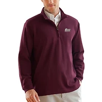 Men's Maroon Arkansas Little Rock Trojans Flat-Back Rib 1/4-Zip Pullover Sweater