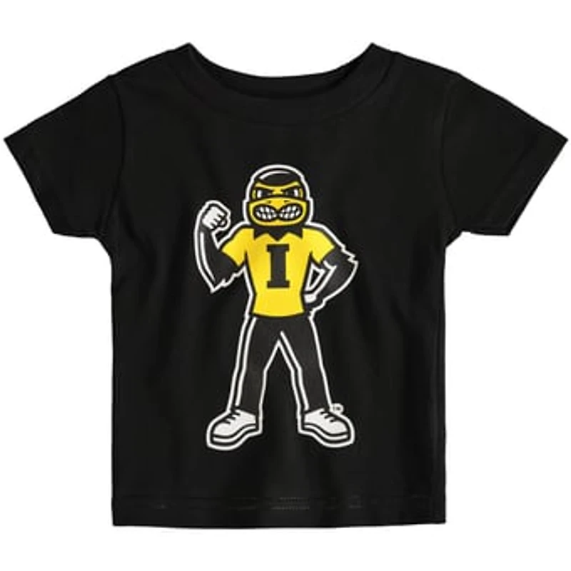 Infant Black Iowa Hawkeyes Big Logo T-Shirt