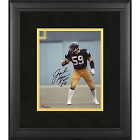 Jack Ham Pittsburgh Steelers Framed Autographed 8" x 10" Pointing Photograph with "HOF 88" Inscription