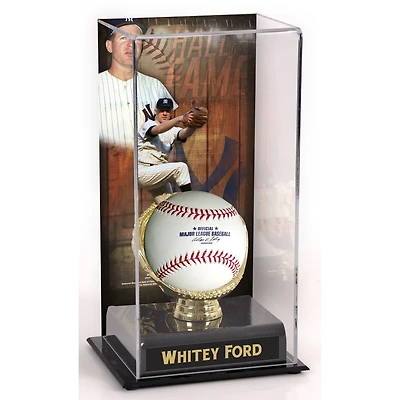 Whitey Ford New York Yankees Hall of Fame Sublimated Display Case with Image