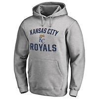 Men's Ash Kansas City Royals Victory Arch Pullover Hoodie