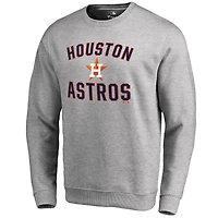 Men's Ash Houston Astros Victory Arch Pullover Sweatshirt