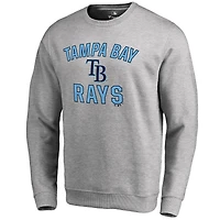 Men's Ash Tampa Bay Rays Victory Arch Pullover Sweatshirt