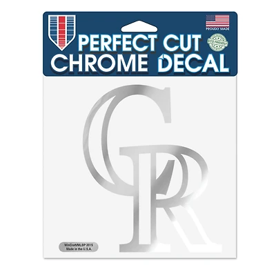 WinCraft Colorado Rockies 6" x 6" Chrome Decal
