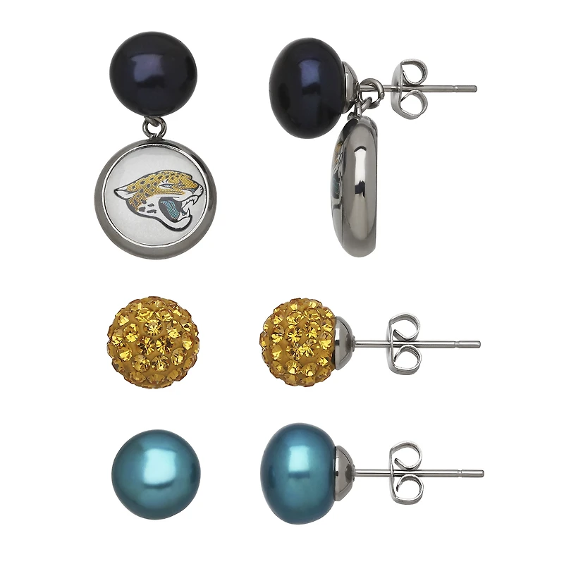 Women's Jacksonville Jaguars Pearl Earrings