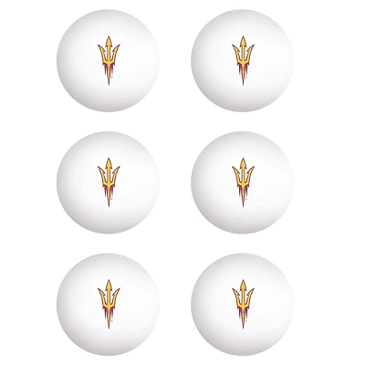 WinCraft Arizona State Sun Devils 6-Pack Table Tennis Balls