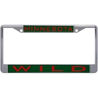 WinCraft Minnesota Wild Laser Inlaid Metal License Plate Frame