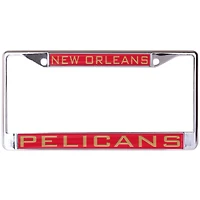 WinCraft New Orleans Pelicans Laser Inlaid Metal License Plate Frame
