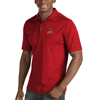 Men's Antigua Red St. Louis Cardinals Inspire Desert Dry Polo
