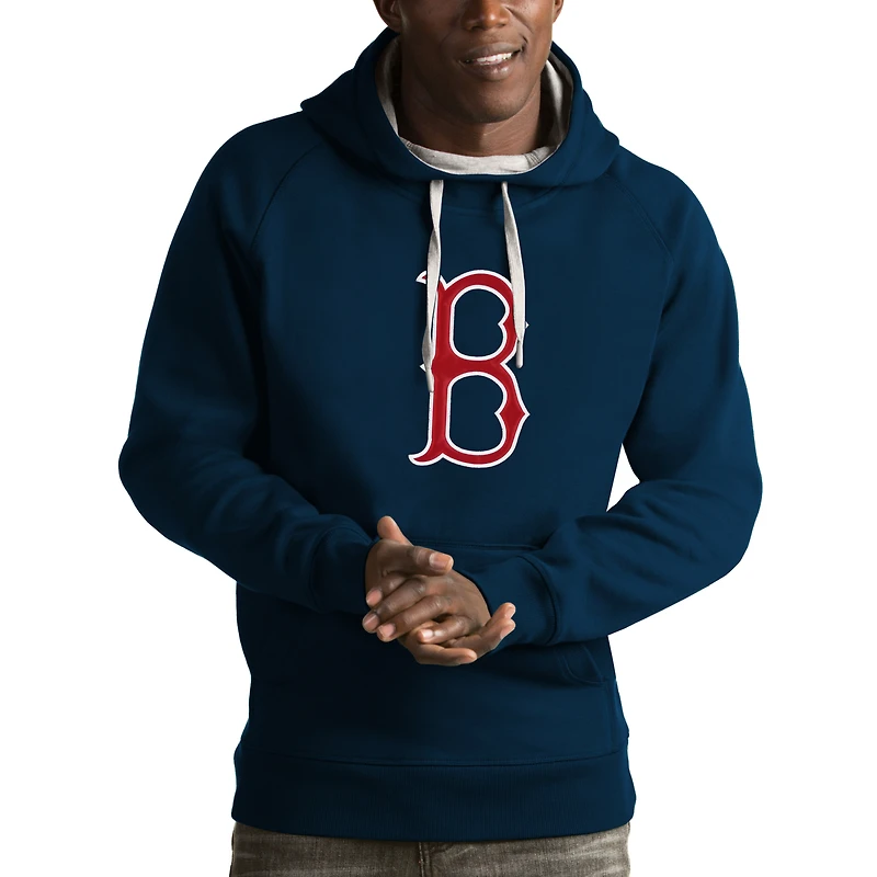 Men's Antigua Navy Boston Red Sox Victory Pullover Hoodie