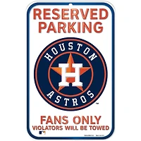 WinCraft Houston Astros 11" x 17" Plastic Sign