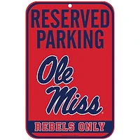 WinCraft Ole Miss Rebels 11" x 17" Plastic Sign