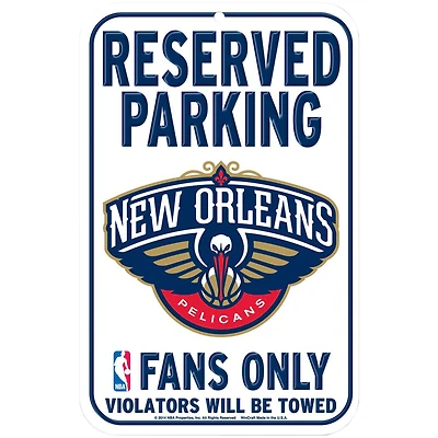 WinCraft New Orleans Pelicans 11" x 17" Plastic Sign