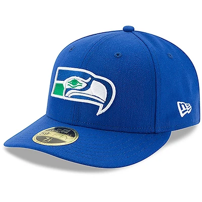 Men's New Era Royal Seattle Seahawks Omaha Low Profile 59FIFTY Structured Hat