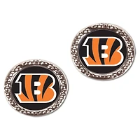Women's WinCraft Cincinnati Bengals Round Post Earrings