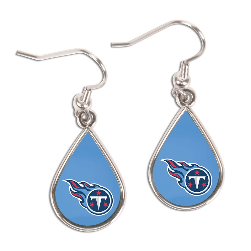 WinCraft Tennessee Titans Tear Drop Dangle Earrings