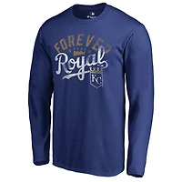 Men's Royal Kansas City Royals Hometown Collection Forever Royal Long Sleeve T-Shirt