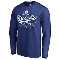 Men's Royal Los Angeles Dodgers Hometown Collection Scoreboard Long Sleeve T-Shirt