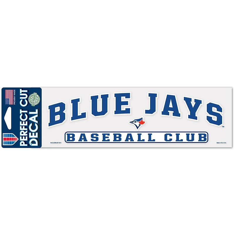 WinCraft Toronto Blue Jays 3" x 10" Arch Perfect Cut Decal