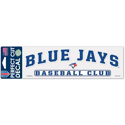 WinCraft Toronto Blue Jays 3" x 10" Arch Perfect Cut Decal