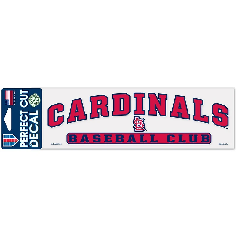 WinCraft St. Louis Cardinals 3" x 10" Arch Perfect Cut Decal