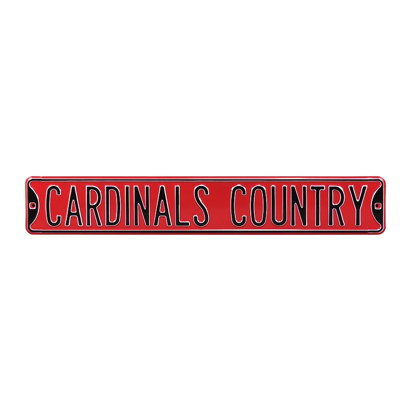 Cardinal Arizona Cardinals Country 6" x 36" Steel Street Sign