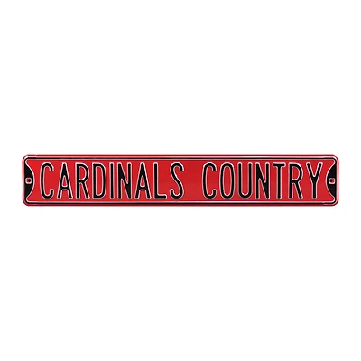 Cardinal Arizona Cardinals Country 6" x 36" Steel Street Sign