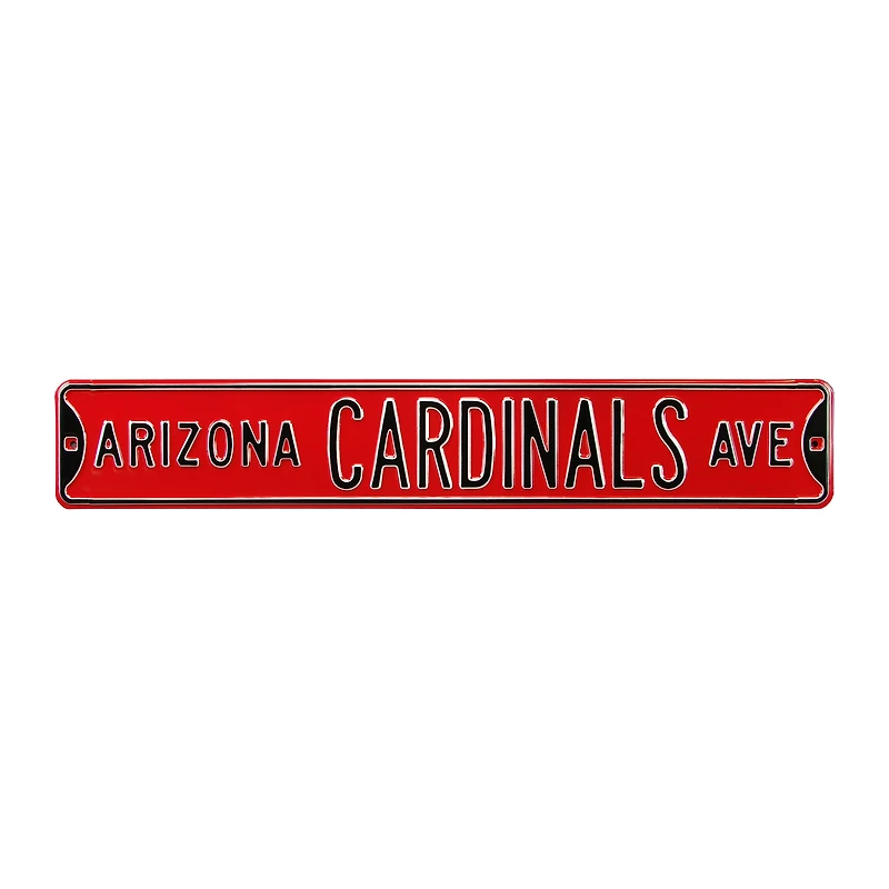 Cardinal Arizona Cardinals 6" x 36" Steel Street Sign