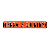Orange Cincinnati Bengals Country 6" x 36" Steel Street Sign