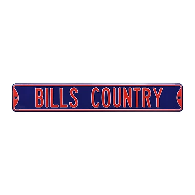 Royal Buffalo Bills 6" x 36" Steel Street Sign