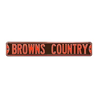 Cleveland Browns 6" x 36" Steel Street Sign