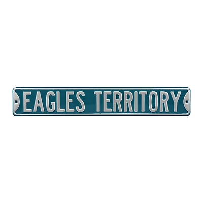 Midnight Green Philadelphia Eagles Territory 6" x 36" Steel Street Sign