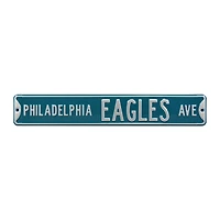Midnight Green Philadelphia Eagles 6" x 36" Steel Street Sign