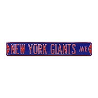 Royal New York Giants Ave 6" x 36" Steel Street Sign