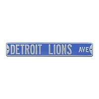 Blue Detroit Lions 6" x 36" Steel Street Sign