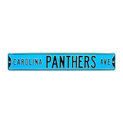 Blue Carolina Panthers 6" x 36" Steel Street Sign