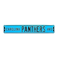 Blue Carolina Panthers 6" x 36" Steel Street Sign