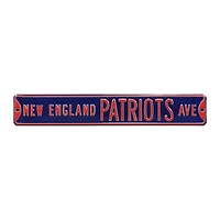Navy New England Patriots 6" x 36" Steel Street Sign