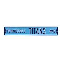 Light Blue Tennessee Titans 6" x 36" Steel Street Sign