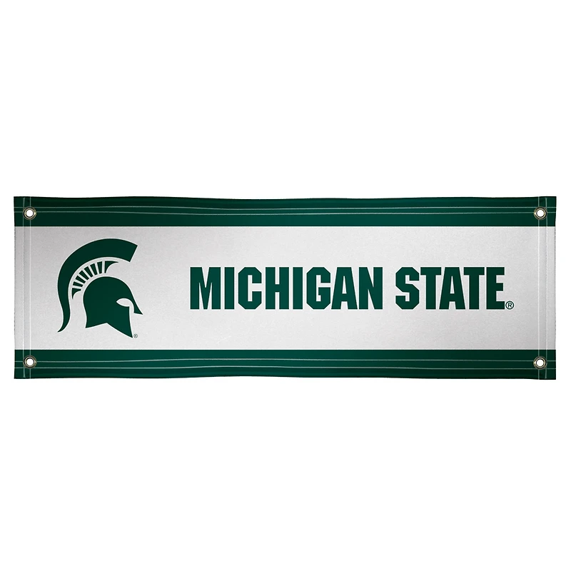 Green Michigan State Spartans 2' x 6' Horizontal Vinyl Banner