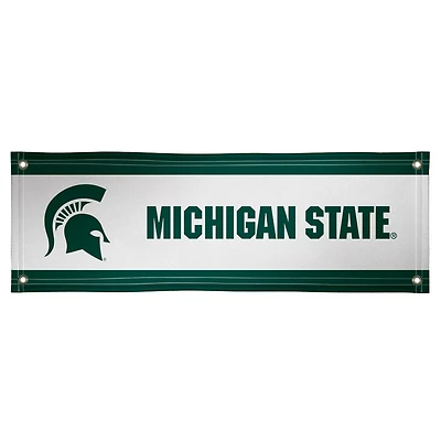Green Michigan State Spartans 2' x 6' Horizontal Vinyl Banner