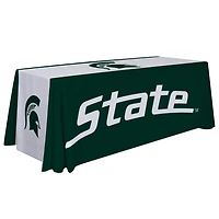Green/White Michigan State Spartans 6' Table Cloth