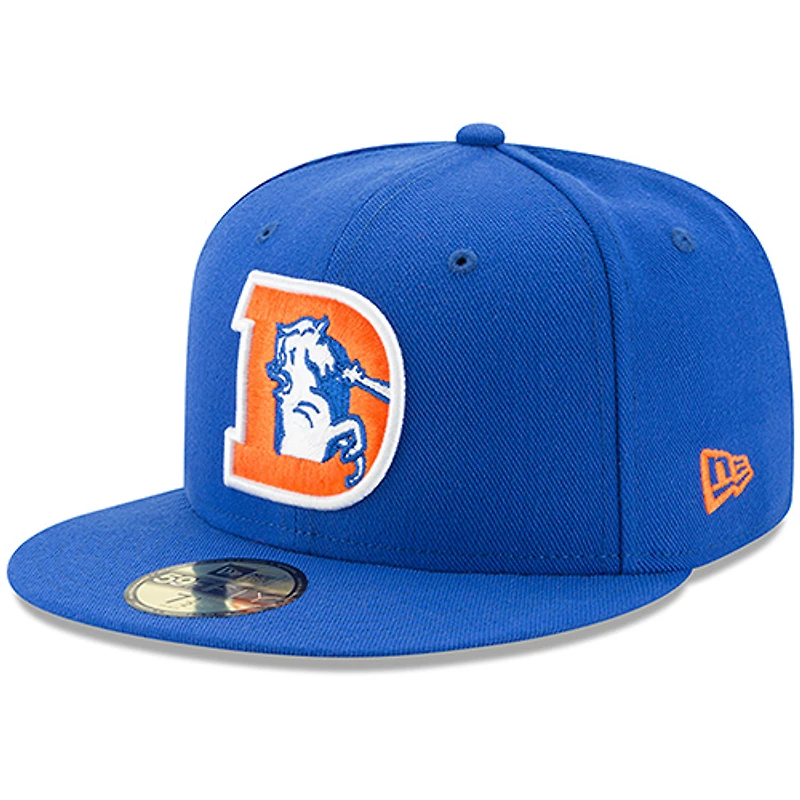 Men's New Era Royal Denver Broncos Omaha 59FIFTY Fitted Hat