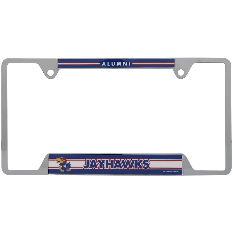 WinCraft Kansas Jayhawks Alumni License Plate Frame