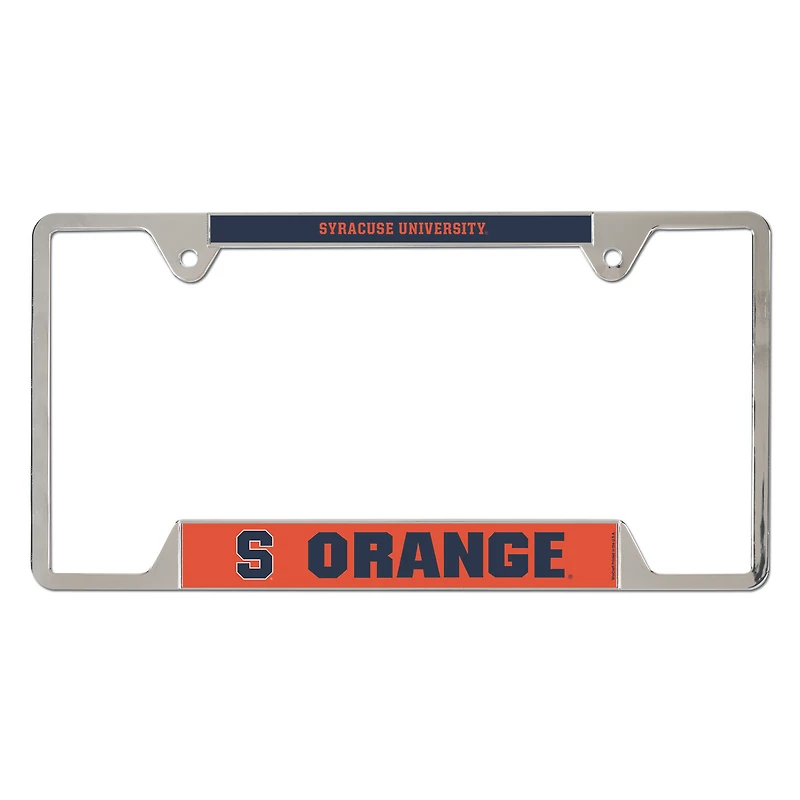 WinCraft Syracuse Orange License Plate Frame