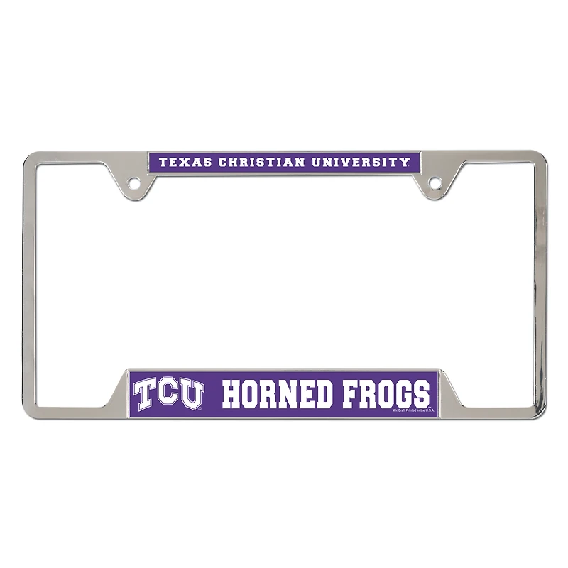WinCraft TCU Horned Frogs License Plate Frame