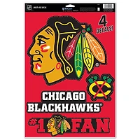 WinCraft Chicago Blackhawks #1 Fan 11" x 17" Multi-Use Decal Sheet