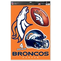 WinCraft Denver Broncos #1 Fan 11" x 17" Multi-Use Decal Sheet
