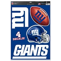 WinCraft New York Giants #1 Fan 11" x 17" Multi-Use Decal Sheet