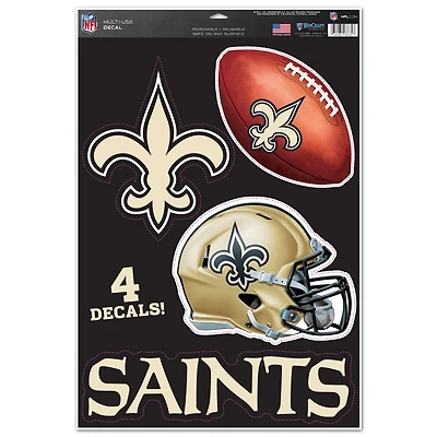 WinCraft New Orleans Saints 11" x 17" #1 Fan Multi-Use Decal Sheet